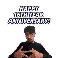 16Th Anniversary Sticker