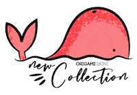 Pink Ocean Sticker by Origami Bikini