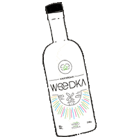 weedka fun cheers drinks vodka Sticker