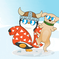 Best Friends Dancing GIF by Pudgy Penguins