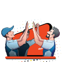 dishtvindia celebration cricket match ipl Sticker