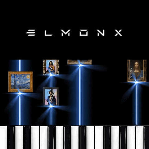 Mona Lisa Piano GIF by ElmonX