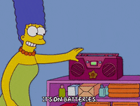 happy marge simpson GIF