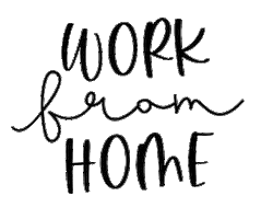 Working Hard Work From Home Sticker by Alison J Prince