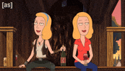 Sitting Rick And Morty GIF by Adult Swim