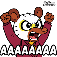 Angry Big Game Sticker by VeeFriends
