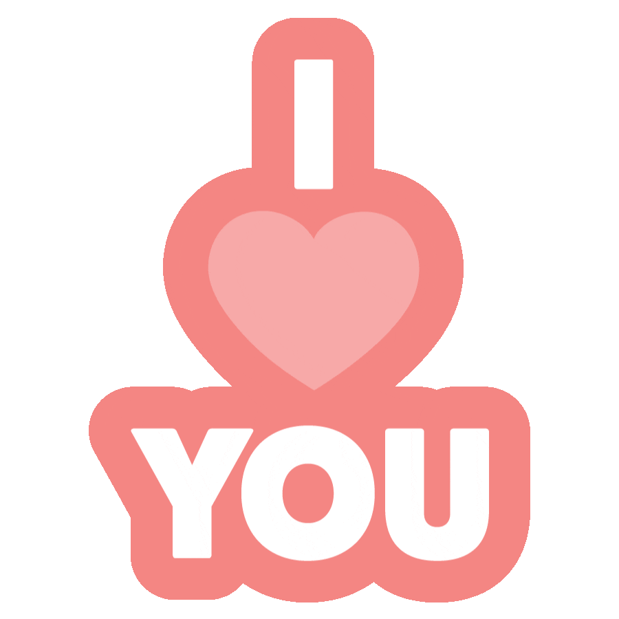 I Love You Valentine Sticker by Rover.com