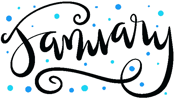 Text Month Sticker by OneSquigglyLine