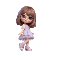 Girl Sticker