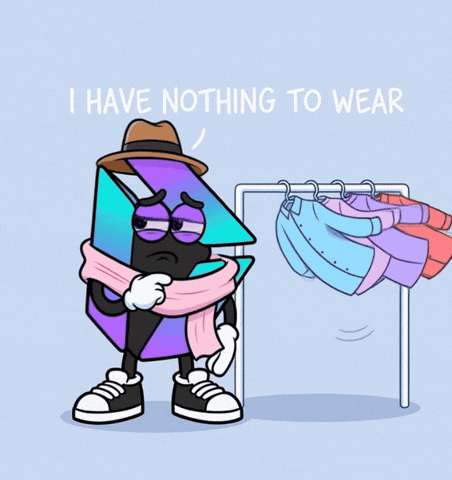 Closet Full Nothing To Wear GIF by IDX Solana