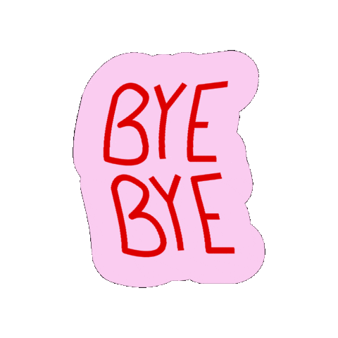 eskalationband giphygifmaker typography bye band Sticker