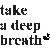 Take A Deep Breath Sticker by karma yoga yoga kelab