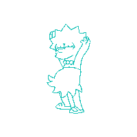 dance simpsons Sticker by Emiliano