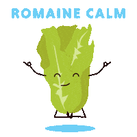 Remain Calm Romaine Lettuce Sticker by Beachbody