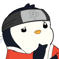 Confused Question Mark Sticker by Pudgy Penguins