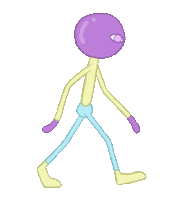 swag walking Sticker