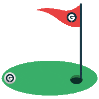 GOLFNL golf hole birdie hole in one Sticker