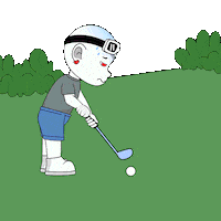 Fail Hole In One Sticker by Zhot