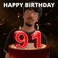 Happy 91St Birthday GIF