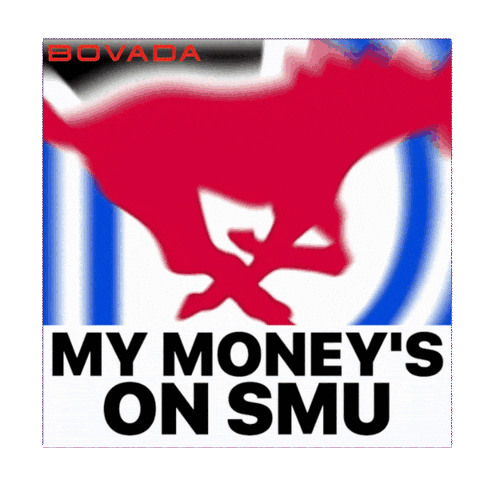 Smu Football Sticker by Bovada