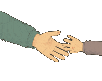 Hands Sticker by Jupitermond Verlag