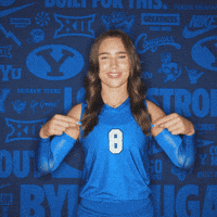 Ncaa Volleyball Go Cougs GIF by BYU Cougars