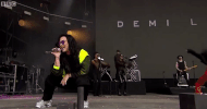 demi lovato swansea GIF by BBC Radio 1’s Biggest Weekend