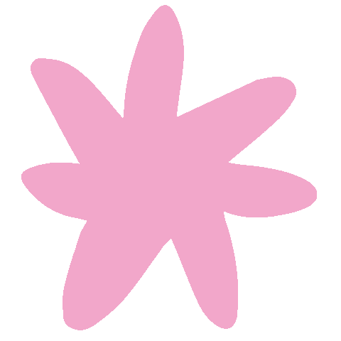 Pink Flower Sticker