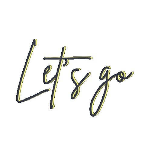 Lets Go Sticker by Colibri Redac