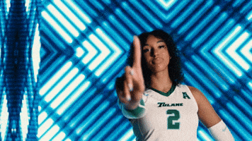 Flex Tulane GIF by GreenWave