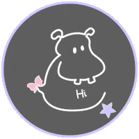 Stars Pastel Sticker by Hippopo
