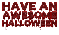 Halloween Dripping Sticker by MULTI AWESOME STUDIO