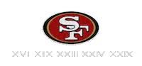 Football Sport Sticker by San Francisco 49ers