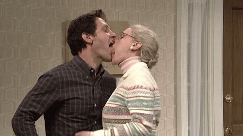 Making Out Kate Mckinnon GIF by Saturday Night Live