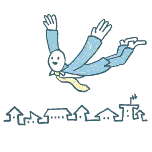 sashkodanylenko giphyupload man fly sky Sticker