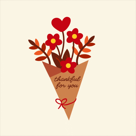 Thanksgiving Weekend Thanks GIF by Jessica Lau