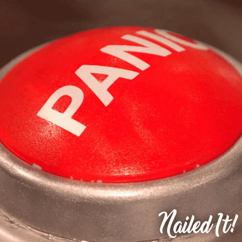 Panic Button Netflix GIF by NailedIt