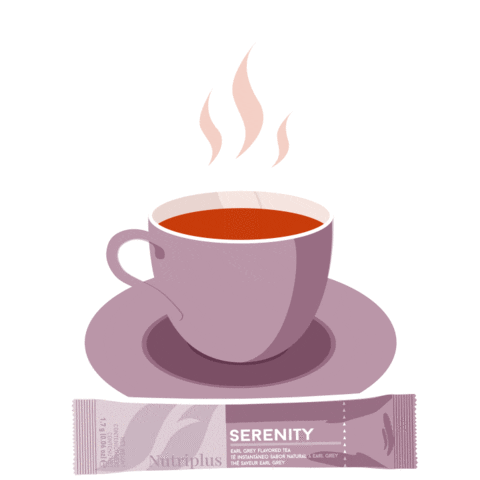 Tea Serenity Sticker by FARMASI US