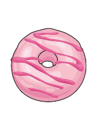 Donut Bath Bomb Sticker by NCLA Beauty