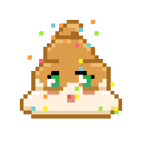 Art Shitting Sticker by Poopies.io