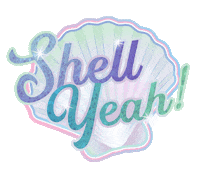 SquatchandSiren beach new post sparkle glitter Sticker