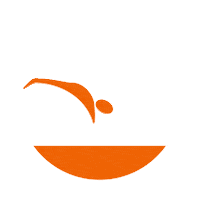 freizeitrbs water orange swim see Sticker