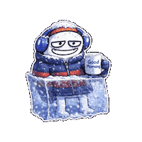 Tired Good Morning Sticker