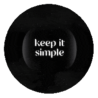 Spotdly simple keep it simple keepitsimple positivespace Sticker