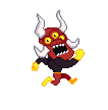 nightshidecarlos giphyupload indie demon videogame Sticker