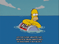 scared homer simpson GIF