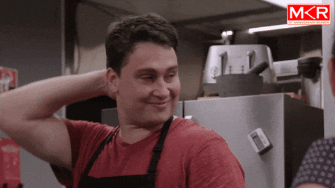 awkward lisa GIF by My Kitchen Rules