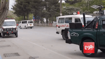Security Forces on Scene of Kabul Explosion