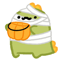 Trick Or Treat Halloween Sticker by silentdinosaur