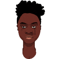 Black Power Eyes Sticker by Ninja Tune